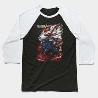 Scribble fox devil hunter Baseball T-Shirt